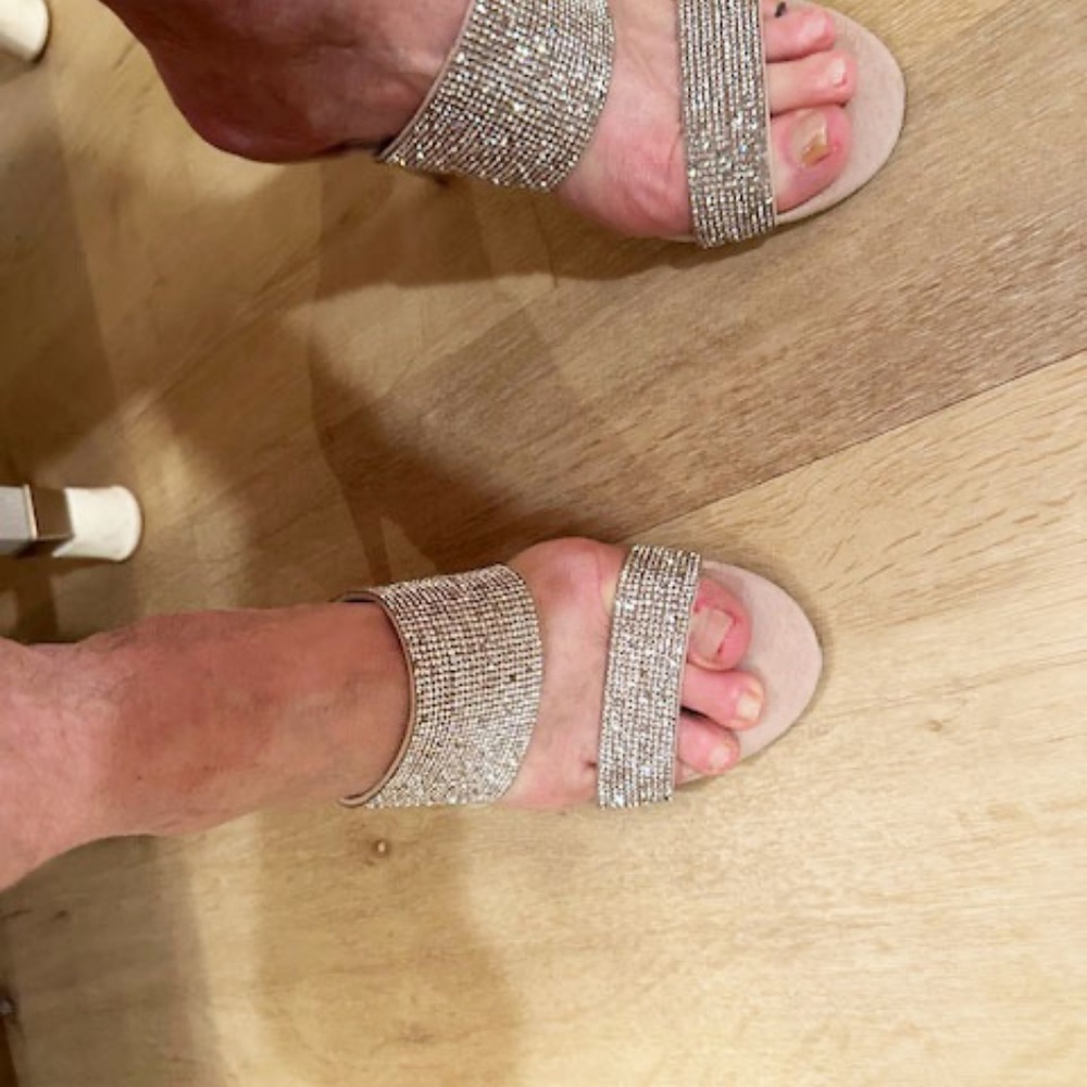 Steve Madden Rhinestone heels - Picture 8 of 9
